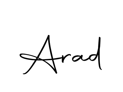 The best way (Autography-DOLnW) to make a short signature is to pick only two or three words in your name. The name Arad include a total of six letters. For converting this name. Arad signature style 10 images and pictures png