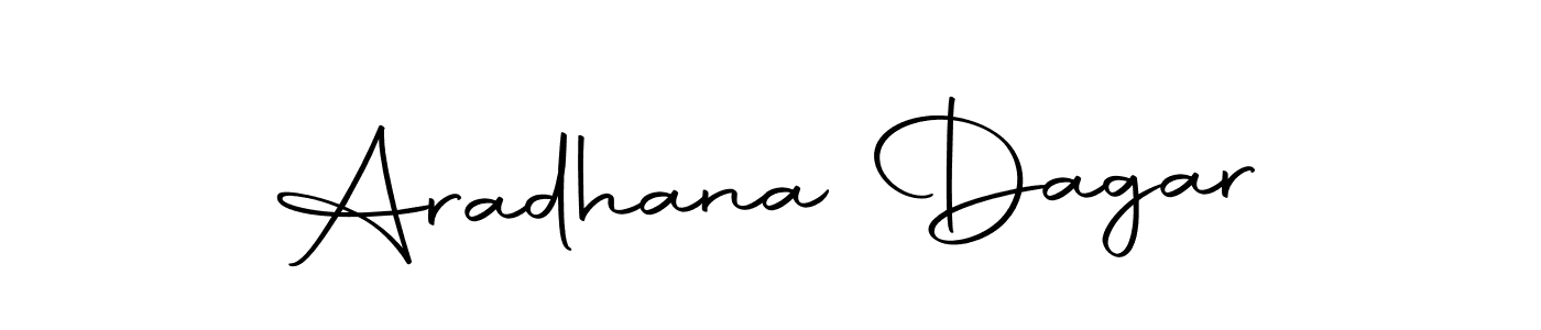 Make a beautiful signature design for name Aradhana Dagar. With this signature (Autography-DOLnW) style, you can create a handwritten signature for free. Aradhana Dagar signature style 10 images and pictures png
