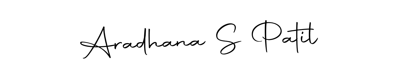 Aradhana S Patil stylish signature style. Best Handwritten Sign (Autography-DOLnW) for my name. Handwritten Signature Collection Ideas for my name Aradhana S Patil. Aradhana S Patil signature style 10 images and pictures png