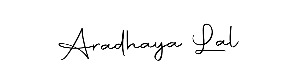 The best way (Autography-DOLnW) to make a short signature is to pick only two or three words in your name. The name Aradhaya Lal include a total of six letters. For converting this name. Aradhaya Lal signature style 10 images and pictures png