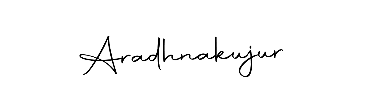 Make a beautiful signature design for name Aradhnakujur. Use this online signature maker to create a handwritten signature for free. Aradhnakujur signature style 10 images and pictures png