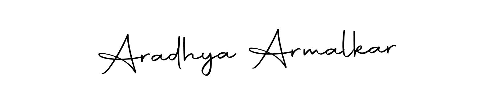 The best way (Autography-DOLnW) to make a short signature is to pick only two or three words in your name. The name Aradhya Armalkar include a total of six letters. For converting this name. Aradhya Armalkar signature style 10 images and pictures png