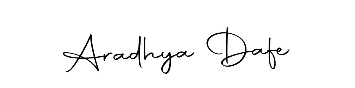 Aradhya Dafe stylish signature style. Best Handwritten Sign (Autography-DOLnW) for my name. Handwritten Signature Collection Ideas for my name Aradhya Dafe. Aradhya Dafe signature style 10 images and pictures png