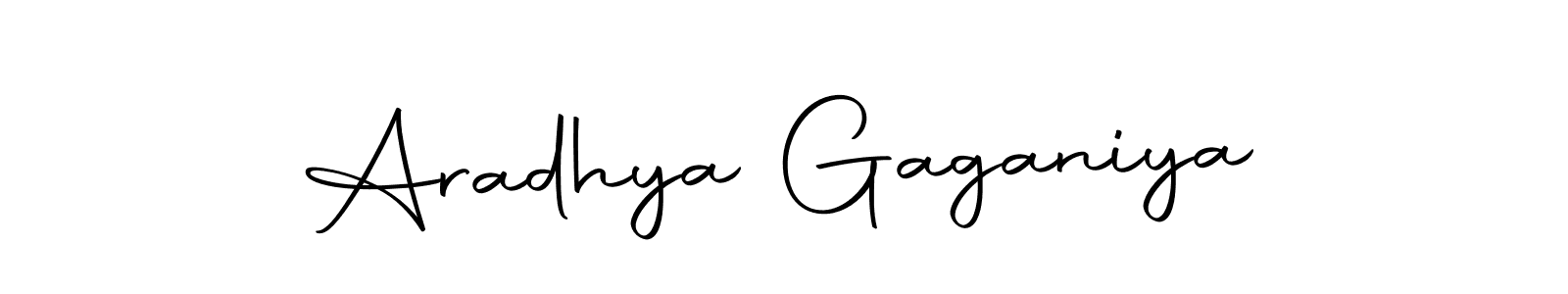 You can use this online signature creator to create a handwritten signature for the name Aradhya Gaganiya. This is the best online autograph maker. Aradhya Gaganiya signature style 10 images and pictures png