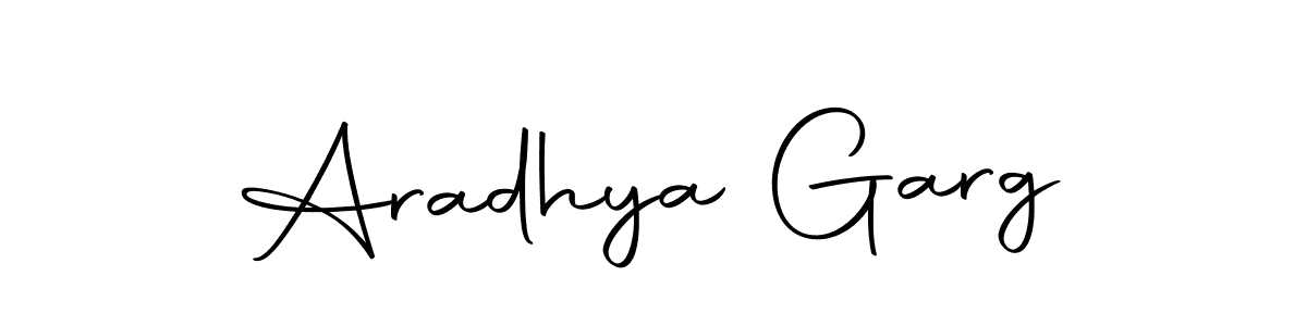 Aradhya Garg stylish signature style. Best Handwritten Sign (Autography-DOLnW) for my name. Handwritten Signature Collection Ideas for my name Aradhya Garg. Aradhya Garg signature style 10 images and pictures png