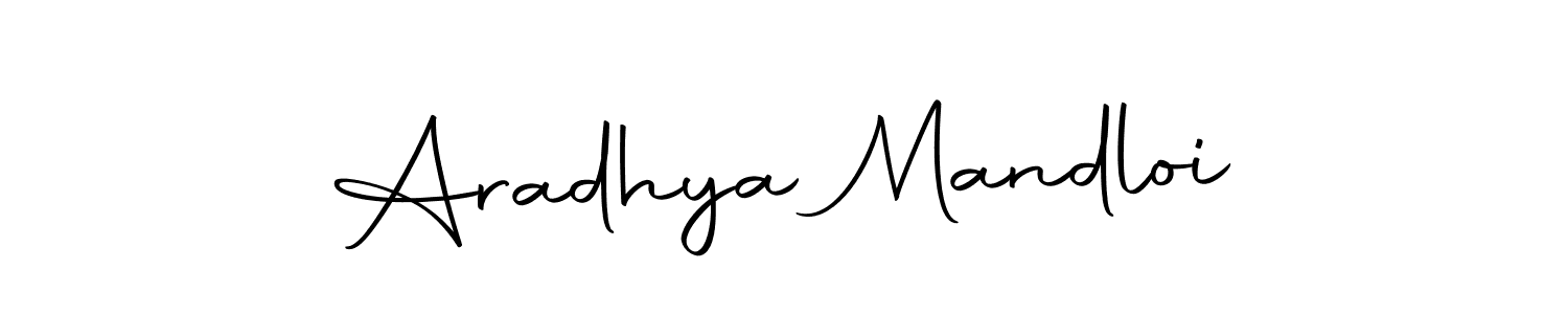 Design your own signature with our free online signature maker. With this signature software, you can create a handwritten (Autography-DOLnW) signature for name Aradhya Mandloi. Aradhya Mandloi signature style 10 images and pictures png