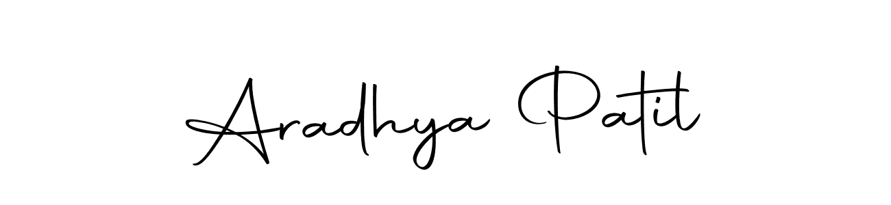 Design your own signature with our free online signature maker. With this signature software, you can create a handwritten (Autography-DOLnW) signature for name Aradhya Patil. Aradhya Patil signature style 10 images and pictures png