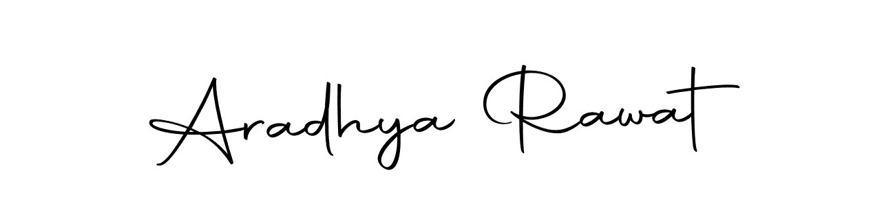 Design your own signature with our free online signature maker. With this signature software, you can create a handwritten (Autography-DOLnW) signature for name Aradhya Rawat. Aradhya Rawat signature style 10 images and pictures png