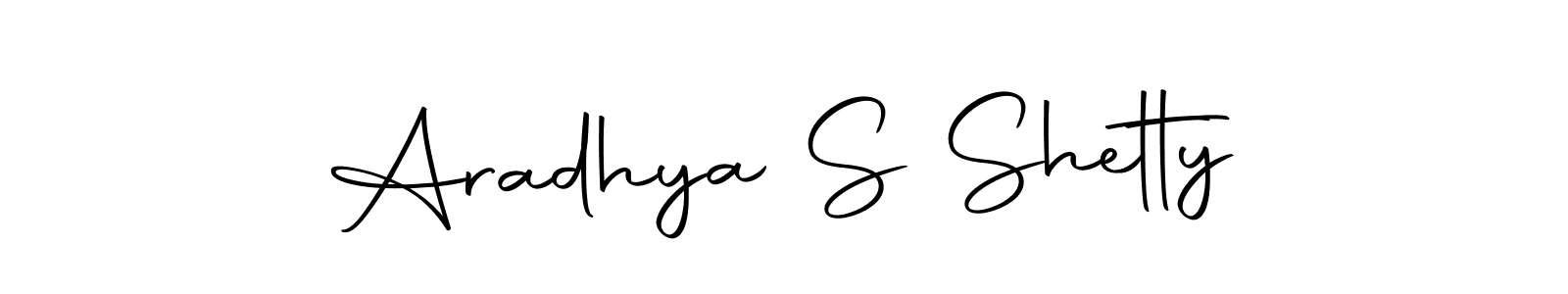 Use a signature maker to create a handwritten signature online. With this signature software, you can design (Autography-DOLnW) your own signature for name Aradhya S Shetty. Aradhya S Shetty signature style 10 images and pictures png