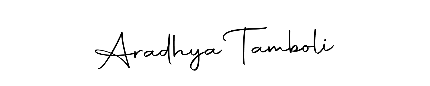 Here are the top 10 professional signature styles for the name Aradhya Tamboli. These are the best autograph styles you can use for your name. Aradhya Tamboli signature style 10 images and pictures png