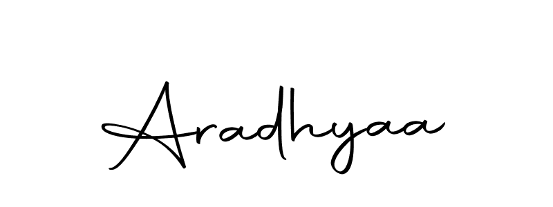 The best way (Autography-DOLnW) to make a short signature is to pick only two or three words in your name. The name Aradhyaa include a total of six letters. For converting this name. Aradhyaa signature style 10 images and pictures png