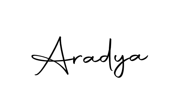 You should practise on your own different ways (Autography-DOLnW) to write your name (Aradya) in signature. don't let someone else do it for you. Aradya signature style 10 images and pictures png