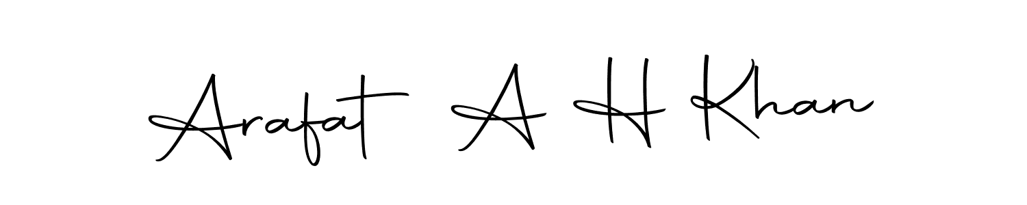 Similarly Autography-DOLnW is the best handwritten signature design. Signature creator online .You can use it as an online autograph creator for name Arafat A H Khan. Arafat A H Khan signature style 10 images and pictures png