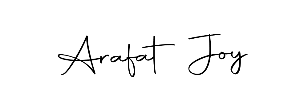Create a beautiful signature design for name Arafat Joy. With this signature (Autography-DOLnW) fonts, you can make a handwritten signature for free. Arafat Joy signature style 10 images and pictures png