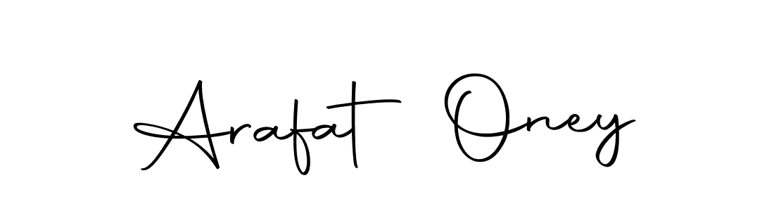 How to make Arafat Oney name signature. Use Autography-DOLnW style for creating short signs online. This is the latest handwritten sign. Arafat Oney signature style 10 images and pictures png