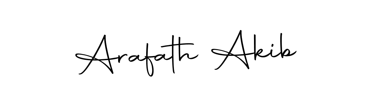 if you are searching for the best signature style for your name Arafath Akib. so please give up your signature search. here we have designed multiple signature styles  using Autography-DOLnW. Arafath Akib signature style 10 images and pictures png