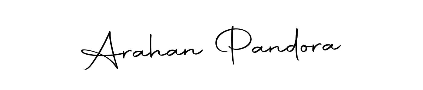 The best way (Autography-DOLnW) to make a short signature is to pick only two or three words in your name. The name Arahan Pandora include a total of six letters. For converting this name. Arahan Pandora signature style 10 images and pictures png