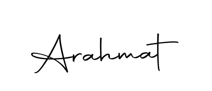 if you are searching for the best signature style for your name Arahmat. so please give up your signature search. here we have designed multiple signature styles  using Autography-DOLnW. Arahmat signature style 10 images and pictures png