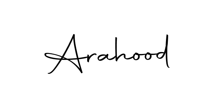 You can use this online signature creator to create a handwritten signature for the name Arahood. This is the best online autograph maker. Arahood signature style 10 images and pictures png