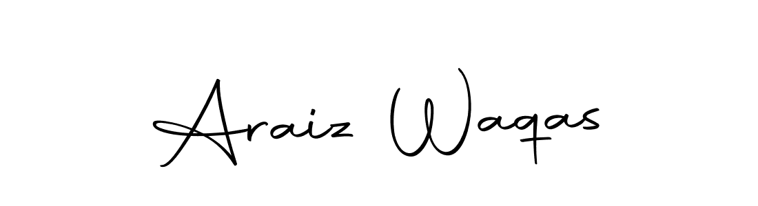 You should practise on your own different ways (Autography-DOLnW) to write your name (Araiz Waqas) in signature. don't let someone else do it for you. Araiz Waqas signature style 10 images and pictures png