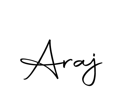 Similarly Autography-DOLnW is the best handwritten signature design. Signature creator online .You can use it as an online autograph creator for name Araj. Araj signature style 10 images and pictures png