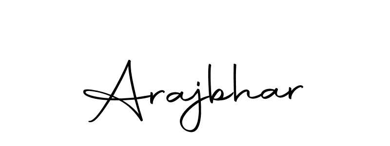 How to make Arajbhar signature? Autography-DOLnW is a professional autograph style. Create handwritten signature for Arajbhar name. Arajbhar signature style 10 images and pictures png