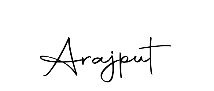 Use a signature maker to create a handwritten signature online. With this signature software, you can design (Autography-DOLnW) your own signature for name Arajput. Arajput signature style 10 images and pictures png