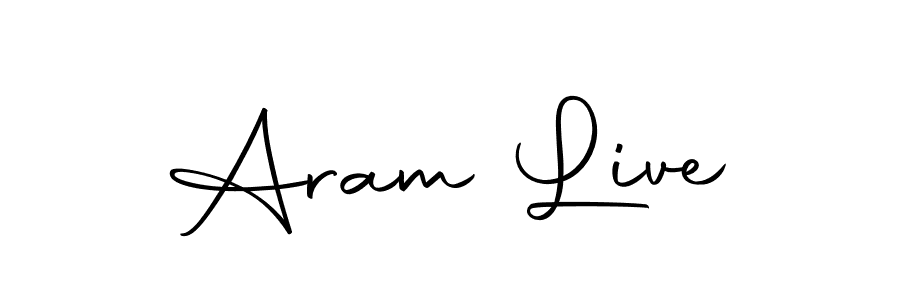 Aram Live stylish signature style. Best Handwritten Sign (Autography-DOLnW) for my name. Handwritten Signature Collection Ideas for my name Aram Live. Aram Live signature style 10 images and pictures png