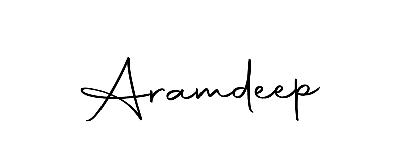 Use a signature maker to create a handwritten signature online. With this signature software, you can design (Autography-DOLnW) your own signature for name Aramdeep. Aramdeep signature style 10 images and pictures png