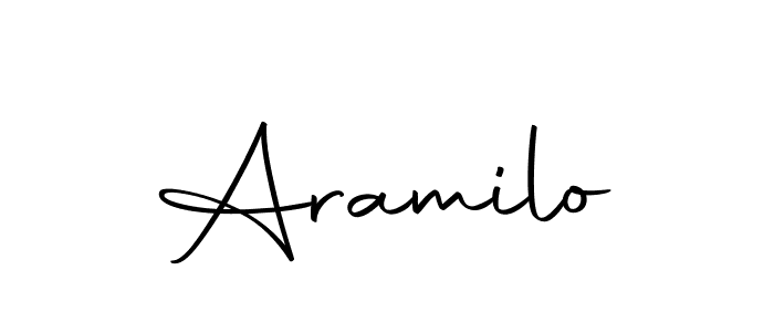 Design your own signature with our free online signature maker. With this signature software, you can create a handwritten (Autography-DOLnW) signature for name Aramilo. Aramilo signature style 10 images and pictures png
