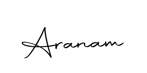 Create a beautiful signature design for name Aranam. With this signature (Autography-DOLnW) fonts, you can make a handwritten signature for free. Aranam signature style 10 images and pictures png