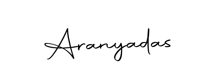 Create a beautiful signature design for name Aranyadas. With this signature (Autography-DOLnW) fonts, you can make a handwritten signature for free. Aranyadas signature style 10 images and pictures png