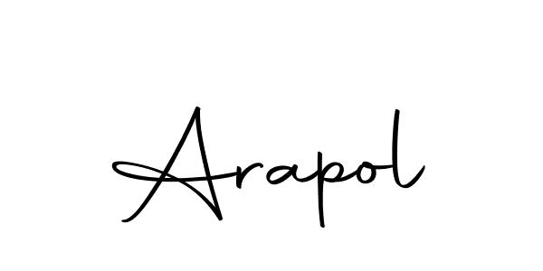 Create a beautiful signature design for name Arapol. With this signature (Autography-DOLnW) fonts, you can make a handwritten signature for free. Arapol signature style 10 images and pictures png