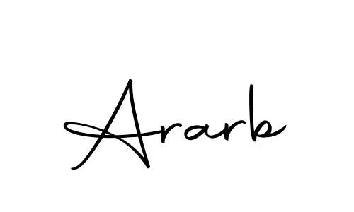 Make a beautiful signature design for name Ararb. With this signature (Autography-DOLnW) style, you can create a handwritten signature for free. Ararb signature style 10 images and pictures png