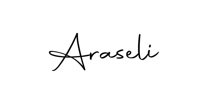 Also we have Araseli name is the best signature style. Create professional handwritten signature collection using Autography-DOLnW autograph style. Araseli signature style 10 images and pictures png