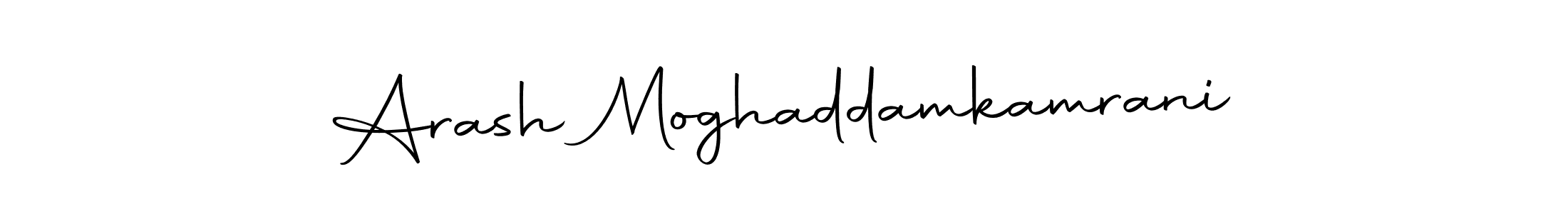 Arash Moghaddamkamrani stylish signature style. Best Handwritten Sign (Autography-DOLnW) for my name. Handwritten Signature Collection Ideas for my name Arash Moghaddamkamrani. Arash Moghaddamkamrani signature style 10 images and pictures png