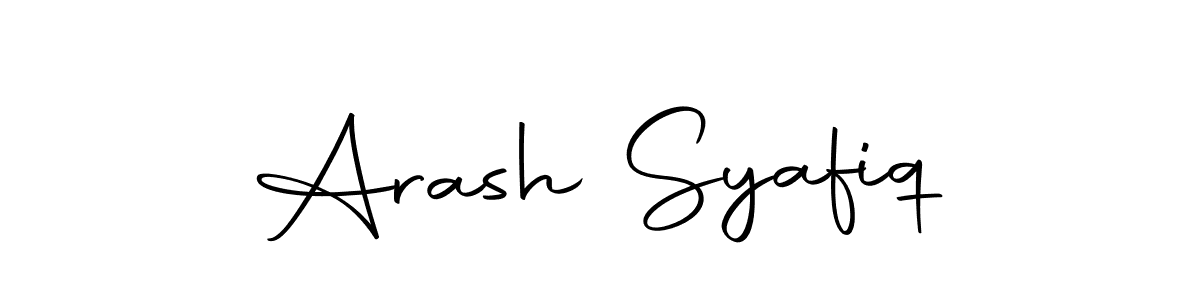 You can use this online signature creator to create a handwritten signature for the name Arash Syafiq. This is the best online autograph maker. Arash Syafiq signature style 10 images and pictures png