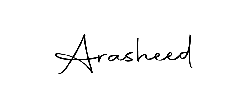 Make a beautiful signature design for name Arasheed. Use this online signature maker to create a handwritten signature for free. Arasheed signature style 10 images and pictures png