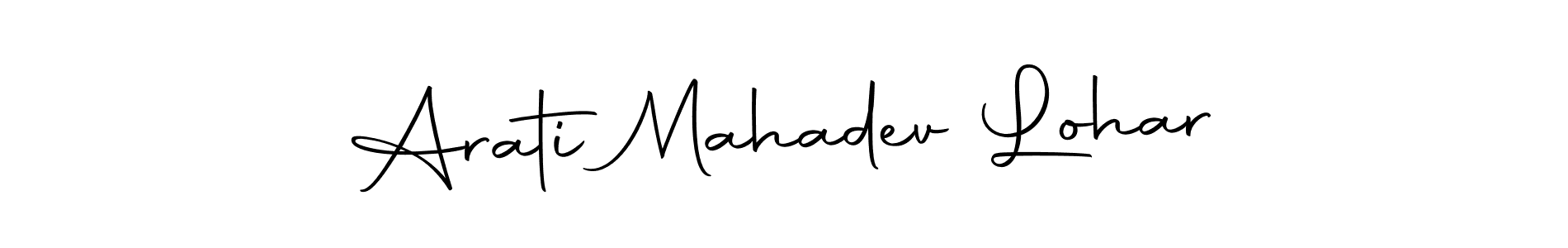 Make a beautiful signature design for name Arati Mahadev Lohar. With this signature (Autography-DOLnW) style, you can create a handwritten signature for free. Arati Mahadev Lohar signature style 10 images and pictures png