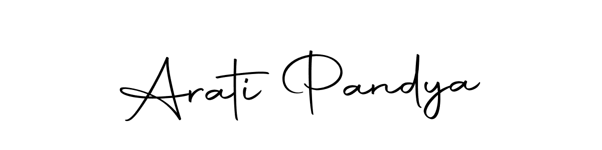You should practise on your own different ways (Autography-DOLnW) to write your name (Arati Pandya) in signature. don't let someone else do it for you. Arati Pandya signature style 10 images and pictures png