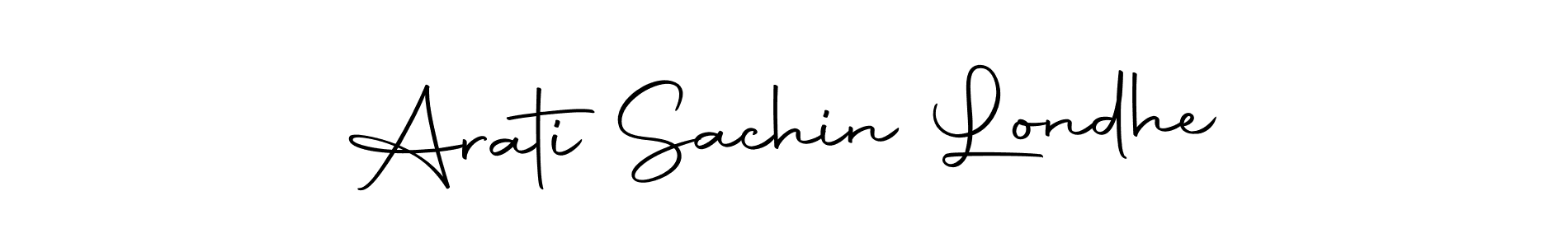 Make a beautiful signature design for name Arati Sachin Londhe. Use this online signature maker to create a handwritten signature for free. Arati Sachin Londhe signature style 10 images and pictures png
