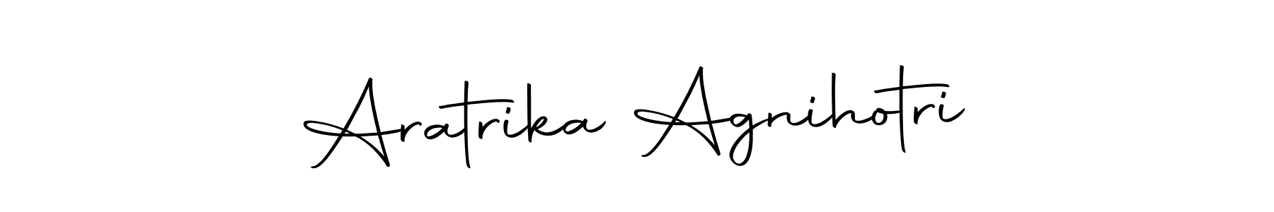 Make a beautiful signature design for name Aratrika Agnihotri. With this signature (Autography-DOLnW) style, you can create a handwritten signature for free. Aratrika Agnihotri signature style 10 images and pictures png