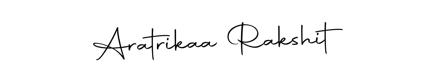 Create a beautiful signature design for name Aratrikaa Rakshit. With this signature (Autography-DOLnW) fonts, you can make a handwritten signature for free. Aratrikaa Rakshit signature style 10 images and pictures png