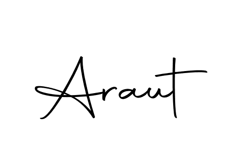 Design your own signature with our free online signature maker. With this signature software, you can create a handwritten (Autography-DOLnW) signature for name Araut. Araut signature style 10 images and pictures png