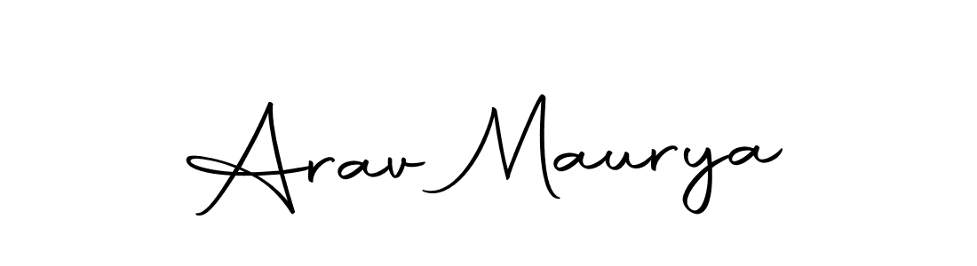 You should practise on your own different ways (Autography-DOLnW) to write your name (Arav Maurya) in signature. don't let someone else do it for you. Arav Maurya signature style 10 images and pictures png