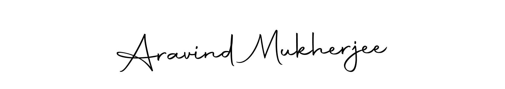 Make a beautiful signature design for name Aravind Mukherjee. With this signature (Autography-DOLnW) style, you can create a handwritten signature for free. Aravind Mukherjee signature style 10 images and pictures png