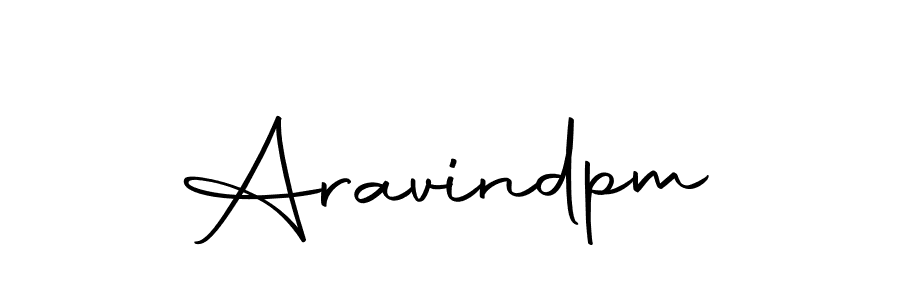 Use a signature maker to create a handwritten signature online. With this signature software, you can design (Autography-DOLnW) your own signature for name Aravindpm. Aravindpm signature style 10 images and pictures png