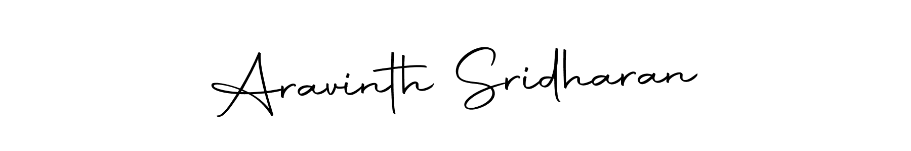 Design your own signature with our free online signature maker. With this signature software, you can create a handwritten (Autography-DOLnW) signature for name Aravinth Sridharan. Aravinth Sridharan signature style 10 images and pictures png