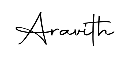 Designed for modern professionals: Aravith name signature crafted with Autography-DOLnW script. Ready for digital PDF workflows. Aravith signature style 10 images and pictures png