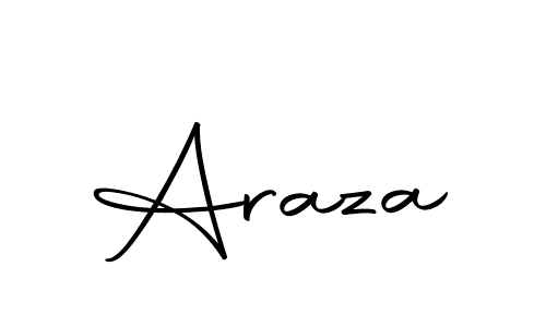 Create a beautiful signature design for name Araza. With this signature (Autography-DOLnW) fonts, you can make a handwritten signature for free. Araza signature style 10 images and pictures png